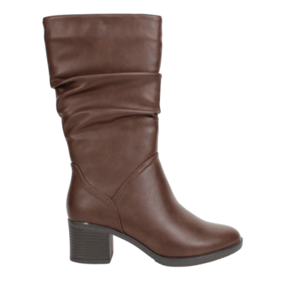 Bota New Walk Pliegues Café