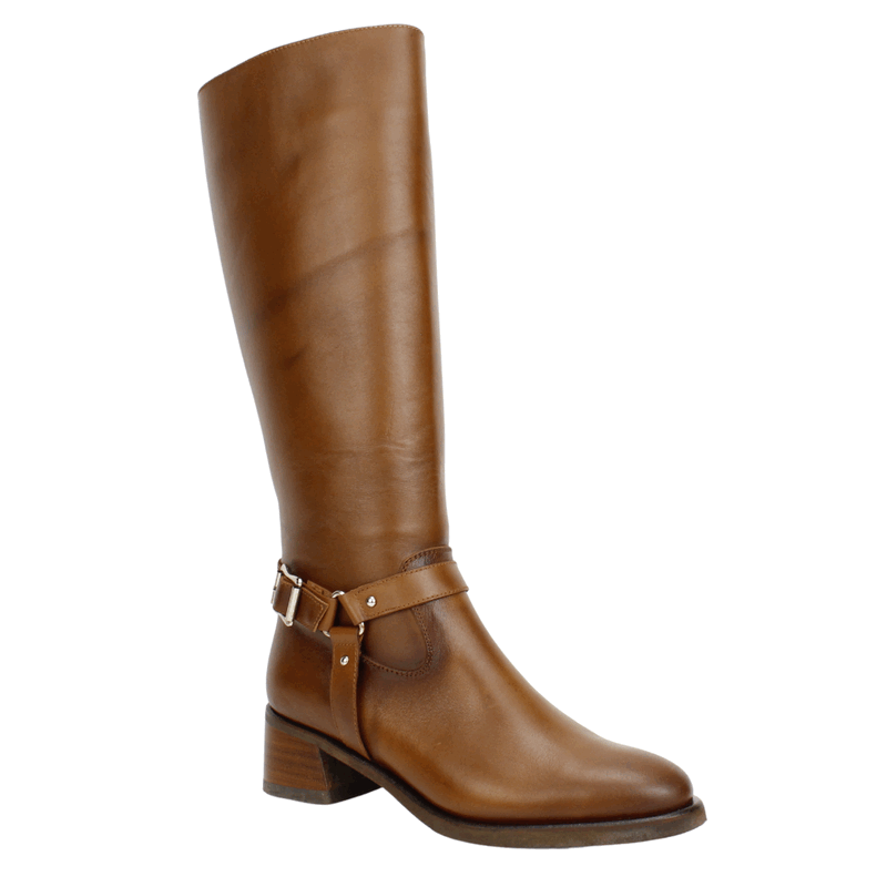 Bota Exs Equitación Cuero Marrón 3 Bota Exs Equitación Cuero Marrón - Imagen 3