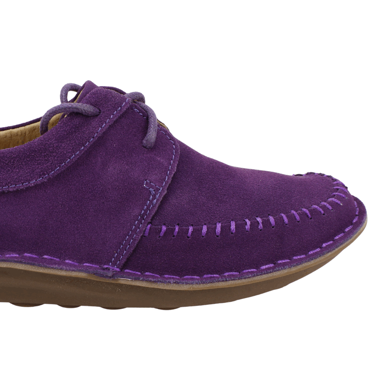 Zapato Nat Geo Cuero Purpura 5 Zapato Nat Geo Cuero Purpura - Imagen 5