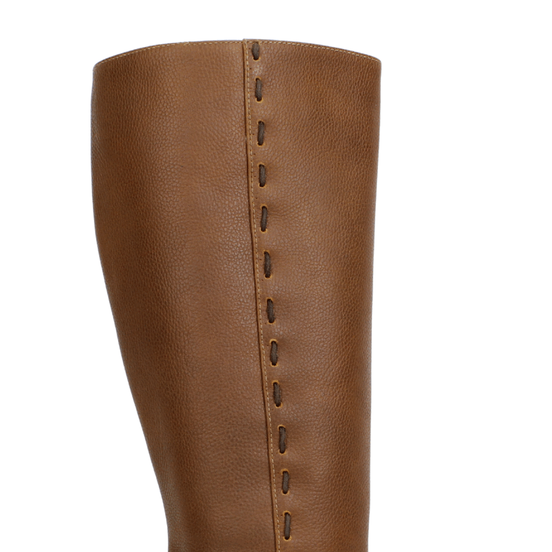 Bota Exs Costuras Cuero Marrón 5 Bota Exs Costuras Cuero Marrón - Imagen 5