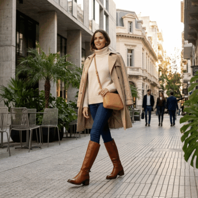 Alternative view of Bota Exs Dots Cuero Marrón