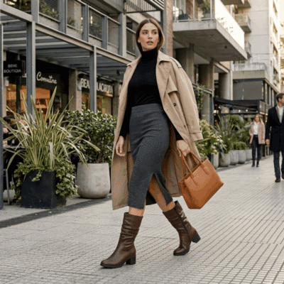 Alternative view of Bota New Walk Pliegues Café