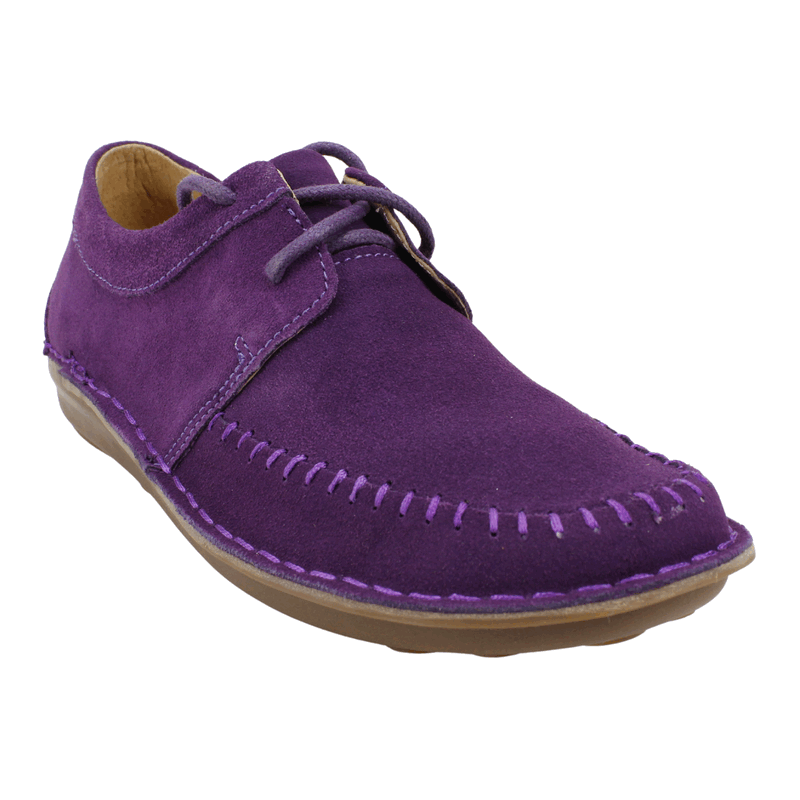 Zapato Nat Geo Cuero Purpura 3 Zapato Nat Geo Cuero Purpura - Imagen 3
