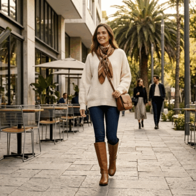 Alternative view of Bota Exs De Montar Cuero Marrón