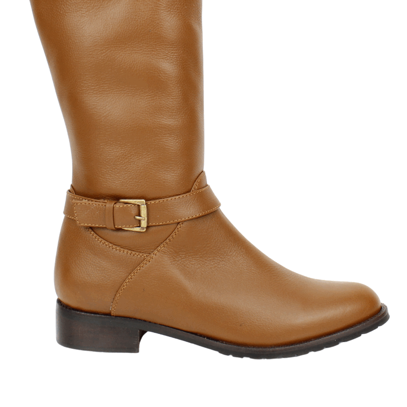 Bota Exs De Montar Cuero Marrón 5 Bota Exs De Montar Cuero Marrón - Imagen 5