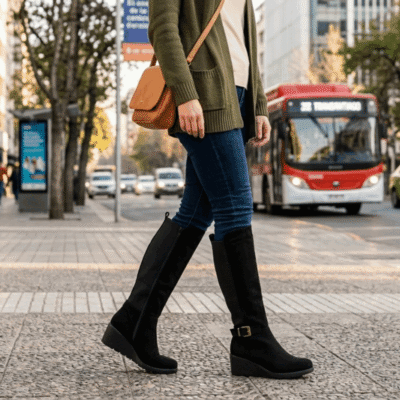 Alternative view of Bota New Walk Cuña Suey Negra