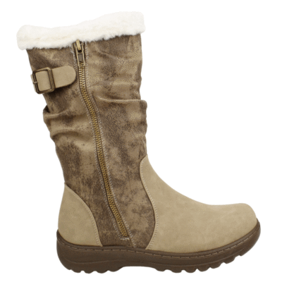 Bota New Walk Suey Corta Taupe
