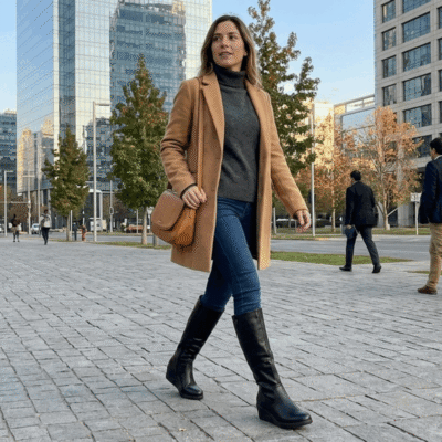Alternative view of Bota New Walk Cuña Edge Negra