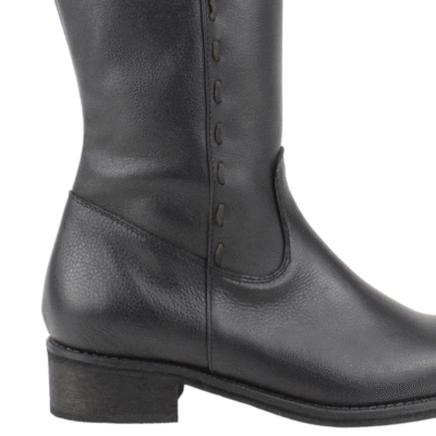 Bota Exs Equitación Cuero Negro - Botas en ETN