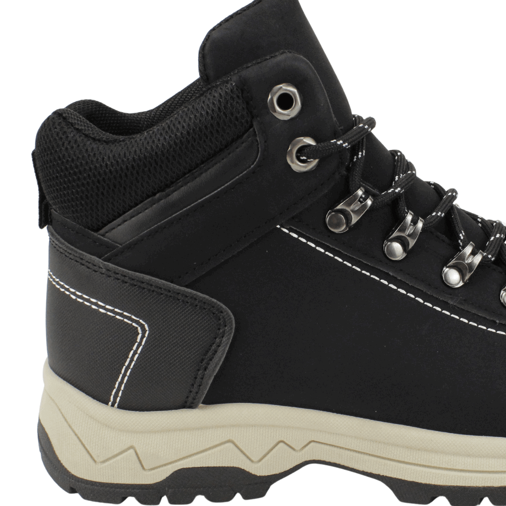 Botín New Walk Outdoor Sport Negro 5 Botín New Walk Outdoor Sport Negro - Botines mujer en ETN