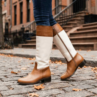 Bota Exs Equitación Cuero Bicolor - Botas en ETN