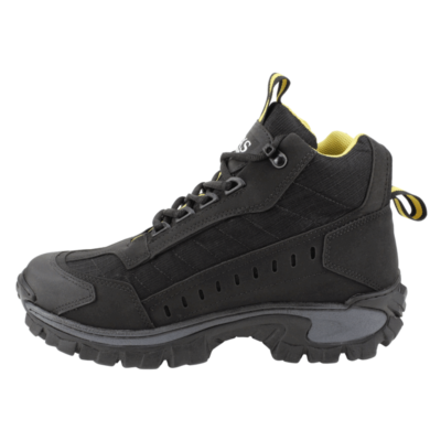 Botín Exs Outdoor Track Cuero Negro - Botines hombre en ETN