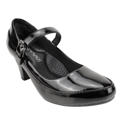 Zapato New Walk Cuequeros Confot Negro Charol - Zapatos Mujer en ETN