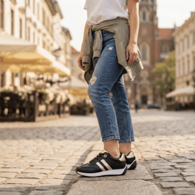 Zapatilla New Walk Urban Flex Negra - Zapatillas mujer en ETN
