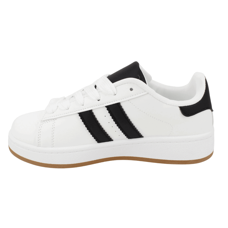Zapatilla New Walk Clásica Retro Blanca y Negra 4 Zapatilla New Walk Clásica Retro Blanca y Negra - Zapatillas mujer en ETN