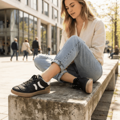 Alternative view of Zapatilla New Walk Plana Cool Negra