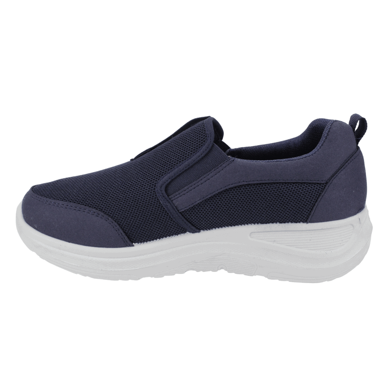Zapatilla New Walk Mesh Confort Slip On Azul 4 Zapatilla New Walk Mesh Confort Slip On Azul - Zapatillas hombre en ETN