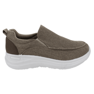 Zapatilla New Walk City Confort Slip On Marrón - Zapatillas hombre en ETN