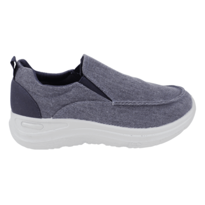 Zapatilla New Walk City Confort Slip On Gris - Zapatillas hombre en ETN