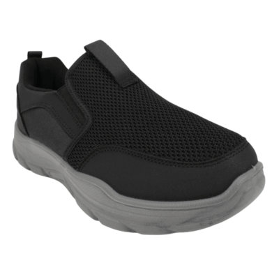Zapatilla New Walk Slip On Confort Urban Negra - Zapatillas hombre en ETN
