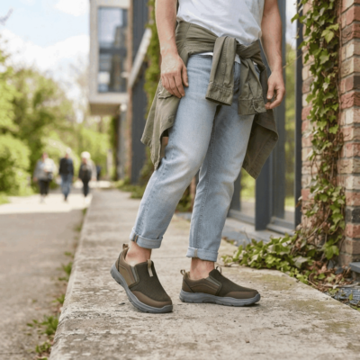 Zapatilla New Walk Slip On Confort Urban Café - Zapatillas hombre en ETN