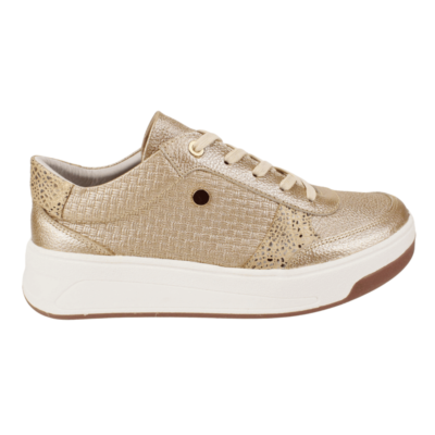 Zapatilla Exs Urbana Cuero Dorada - Zapatillas mujer en ETN